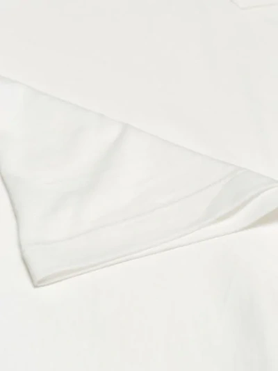 Shop Dolce & Gabbana Logo Plaque V-neck T-shirt In White