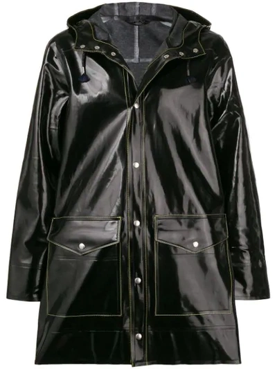 Marni X Stutterheim Long Raincoat Black ModeSens