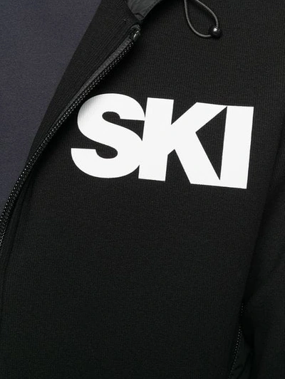 Shop Dsquared2 Ski Print Hoodie In Black