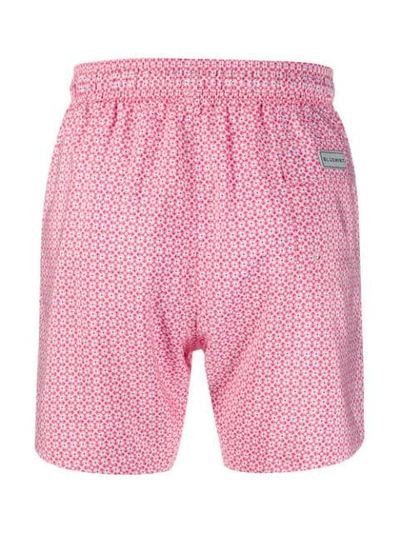 Shop Bluemint La Cave Print Swim Shorts In Pink