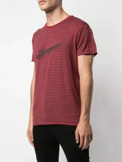 Shop Saint Laurent Sl Star T-shirt In Red