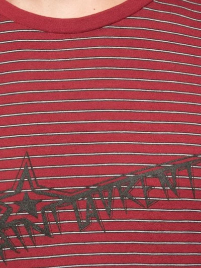 Shop Saint Laurent Sl Star T-shirt In Red