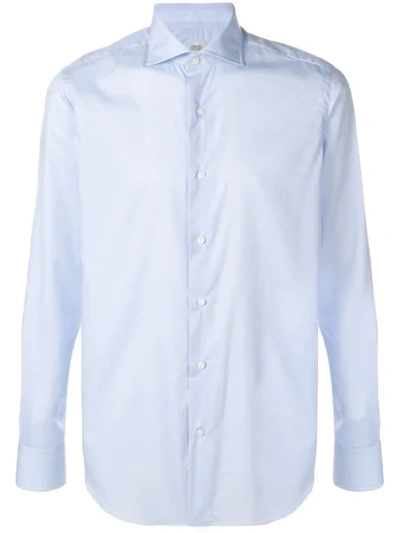 Shop Alessandro Gherardi Longsleeved Shirt In Blue