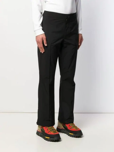 ACNE STUDIOS STRAIGHT LEG SKI TROUSERS - 黑色