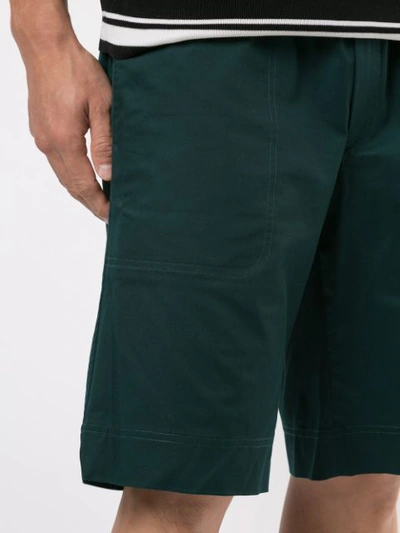 Shop Dolce & Gabbana Drawstring Shorts In Green