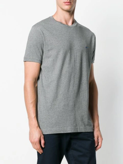 Shop Vivienne Westwood Embroidered Logo T-shirt - Grey