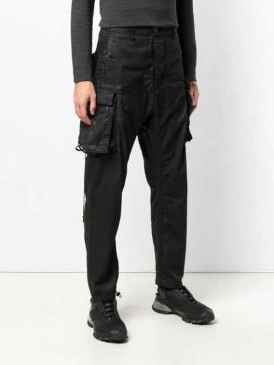 Shop 11 By Boris Bidjan Saberi Drop-crotch Trousers - Black