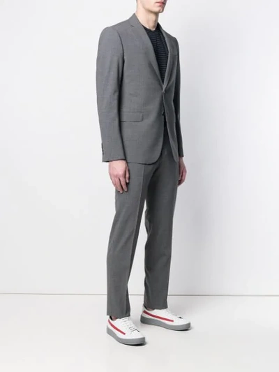 Shop Emporio Armani Slim-fit Two Piece Suit In Grey