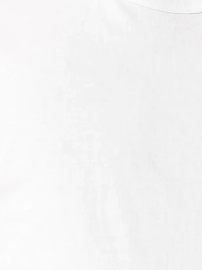 Shop Yohji Yamamoto Oversized Crew Neck T-shirt In White