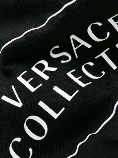 VERSACE COLLECTION MEDUSA头纹LOGO连帽衫 - 黑色