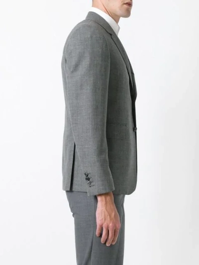 Shop Thom Browne Flap Pockets Blazer In Grey