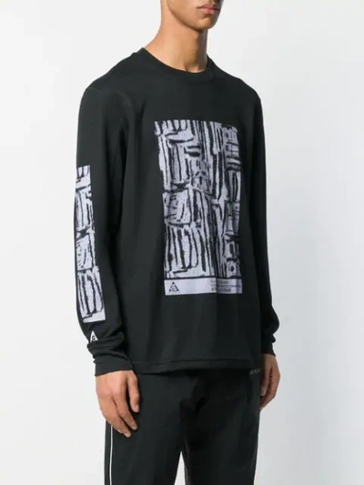Nike Waffle Top In Black