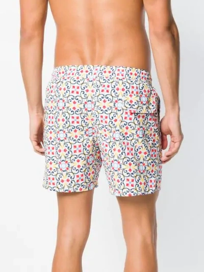 Shop Capricode Printed Swim Shorts In Multicolour