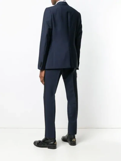 Shop Gucci Two-piece Tuxedo In Blue