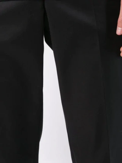Shop Neil Barrett Cropped Tailored Trousers  In Black