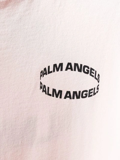 PALM ANGELS PRINTED T-SHIRT - 粉色