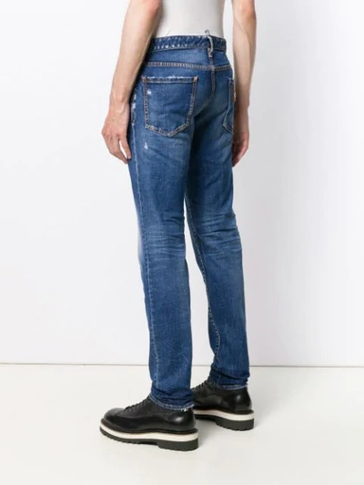 Shop Dsquared2 Straight-leg Jeans In Blue