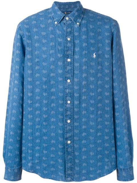 Polo Ralph Lauren Bicycle Print Shirt 