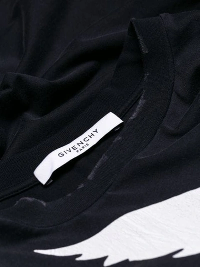 Shop Givenchy Tiger Print Short In Black