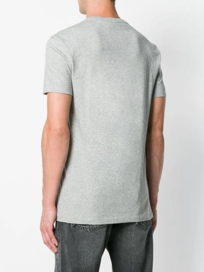 Shop Alexander Mcqueen T-shirt Mit Totenkopf-print In Grey
