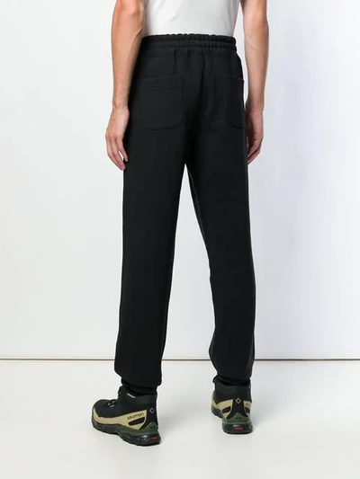 AIMÉ LEON DORE EMBROIDERED LOGO TRACK PANTS - 黑色