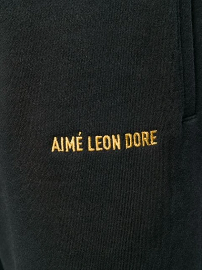 Shop Aimé Leon Dore Jogginghose Mit Logo-stickerei In Black