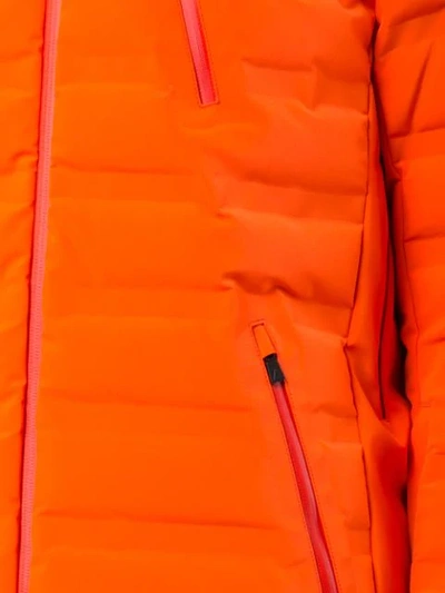 Shop Aztech Mountain Nuke Padded Jacket In Orange Crush