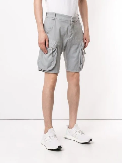 Shop A-cold-wall* Classic Cargo Shorts In Grey