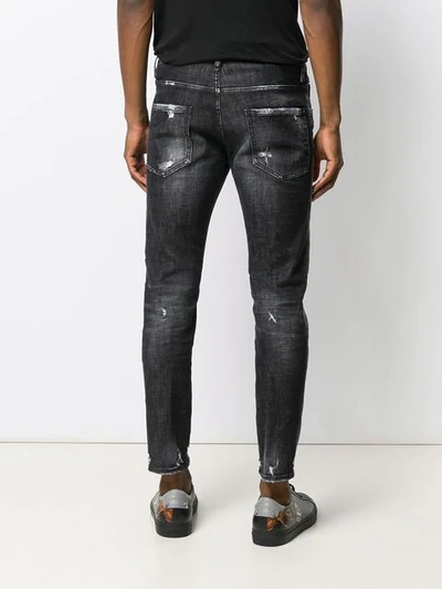 Shop Dsquared2 Skater Jeans In Black