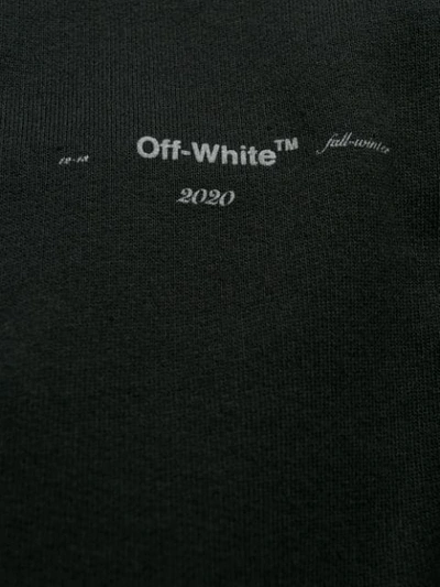 Shop Off-white Logo Printed Sweatshirt In Black