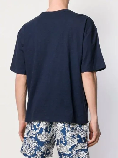 Shop Ymc You Must Create Crew Neck T In Blue