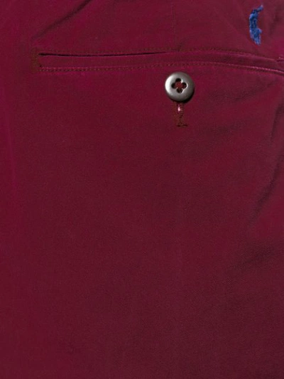 Shop Polo Ralph Lauren Side Band Trousers In Red