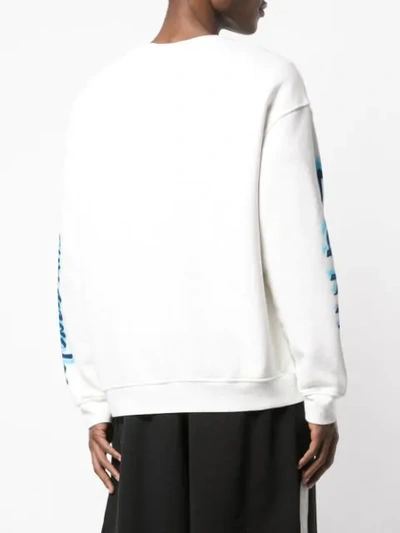 Shop Adaptation Ride Forever Sweatshirt In White