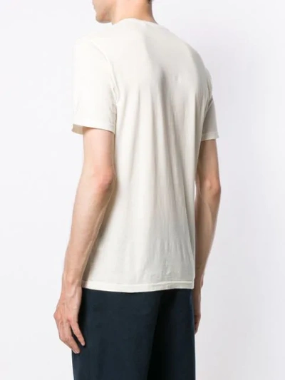 Shop Aspesi Slim Fit T-shirt In White