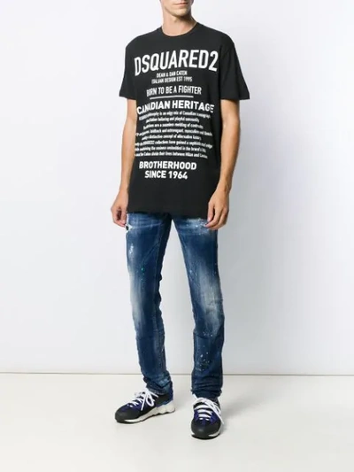 DSQUARED2 DSQUARED2 DISTRESSED JEANS - 蓝色 