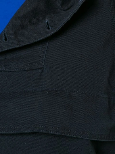 321 Layered Jersey Hoodie In Blue