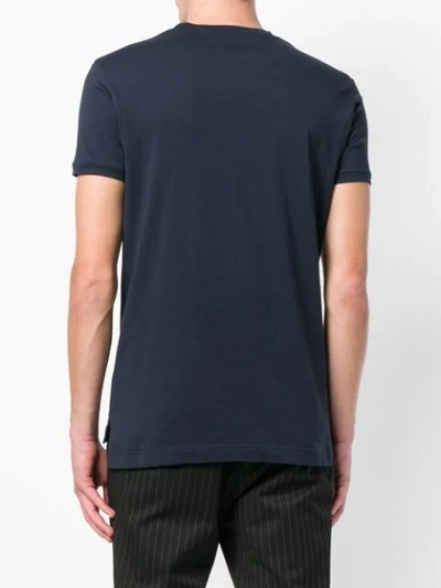Shop Vivienne Westwood Embroidered Logo T-shirt In Blue