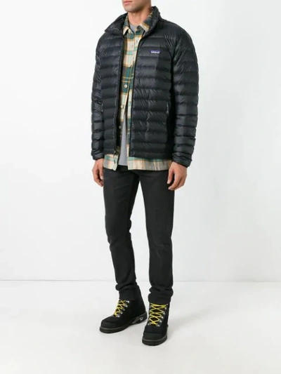 Shop Patagonia Padded Jacket In Black