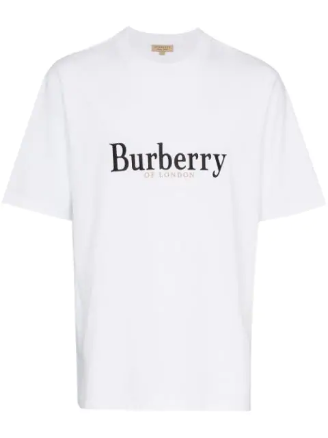 burberry embroidered logo t shirt