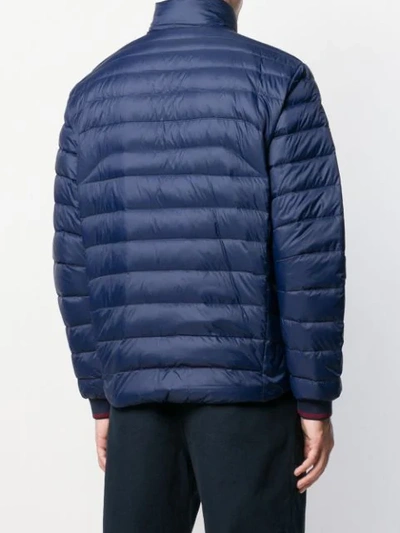 Shop Polo Ralph Lauren Quilted Down Jacket In Blue