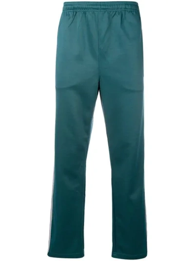 Shop Stussy Textured Rib Track Pants In Blue