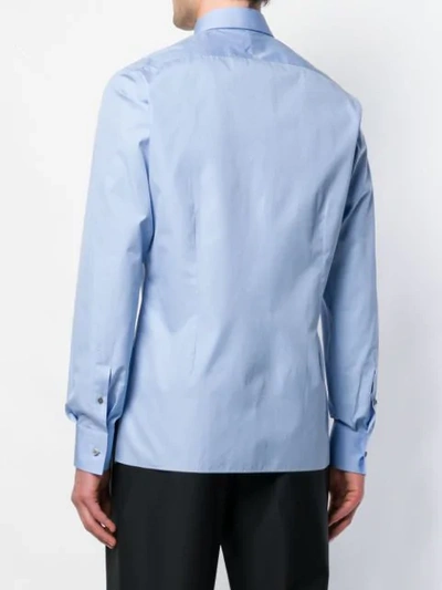 Shop Lanvin Classic Plain Shirt In Blue