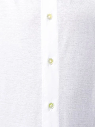 Shop Finamore 1925 Napoli Pointed Collar Shirt In White
