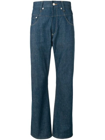 Shop Junya Watanabe Loose-fit Jeans In Blue