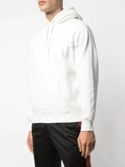 Shop Supreme Logo Patch Hoodie In White