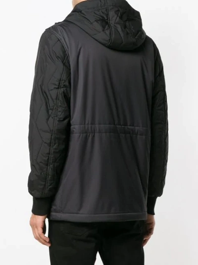 Shop Christopher Raeburn Quilted Field Jacket In Black