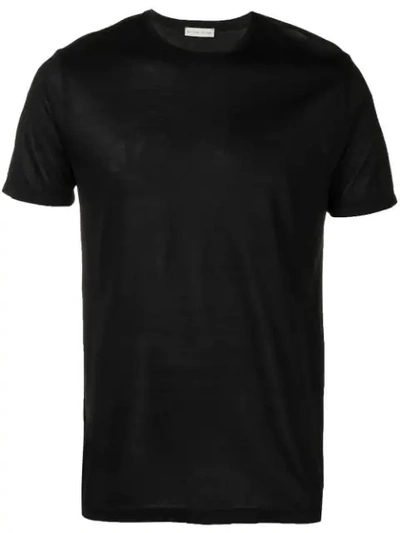 Shop Etro Sheer T-shirt In Black