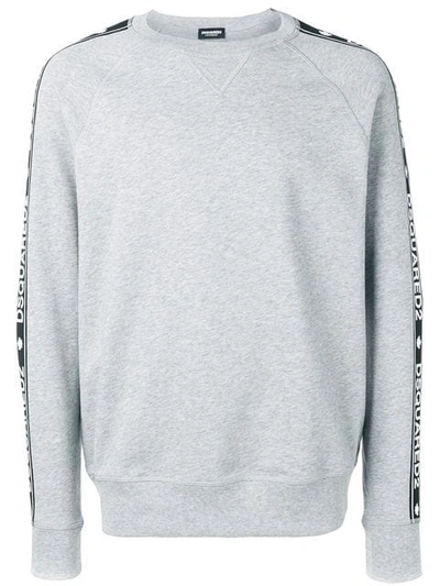 Shop Dsquared2 Side Panelled Sweatshirt In Grey
