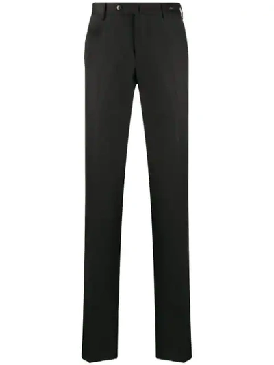 Shop Pt01 Slim Fit Tailored Trousers In Grey