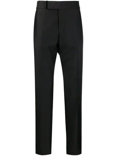 Shop Tom Ford Straight Leg Trousers In Blue